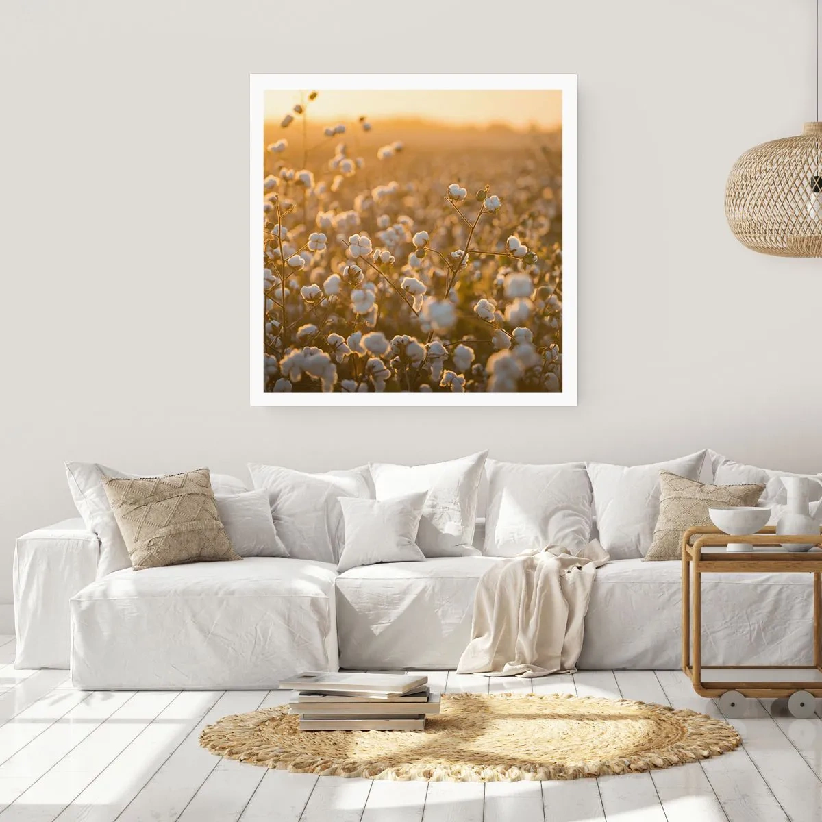Affiche - Poster - Champ moelleux - 30x30 cm