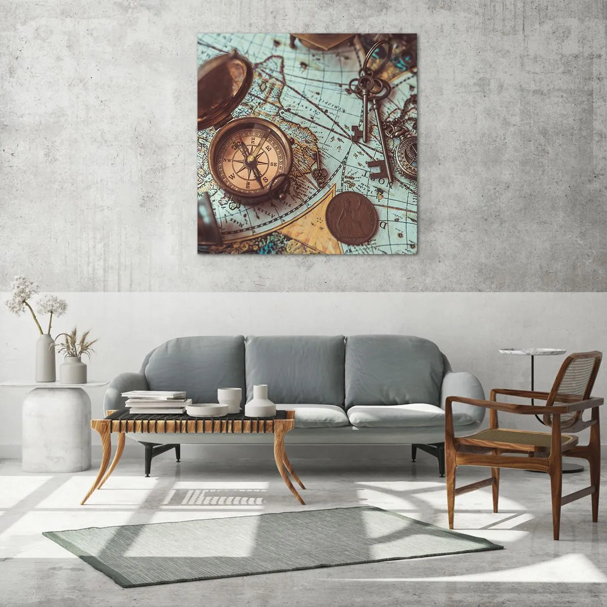 Impression sur verre - Image sur verre - Pour ceux qui recherche l'aventure - 40x40 cm