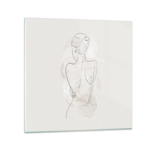 Impression sur verre - Image sur verre - Comme un instrument sensible - 30x30 cm