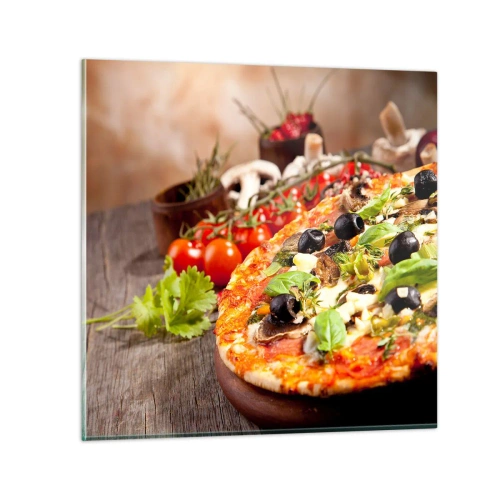 Impression sur verre - Image sur verre - Des ingrédients telluriques - 40x40 cm