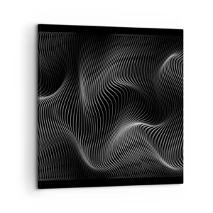 Impression sur toile - Image sur toile - Danse de lumière dans l'espace - 60x60 cm