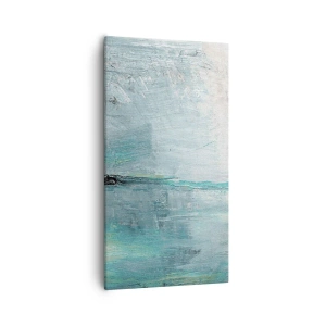 Impression sur toile - Image sur toile - Horizontalement en bleu - 55x100 cm