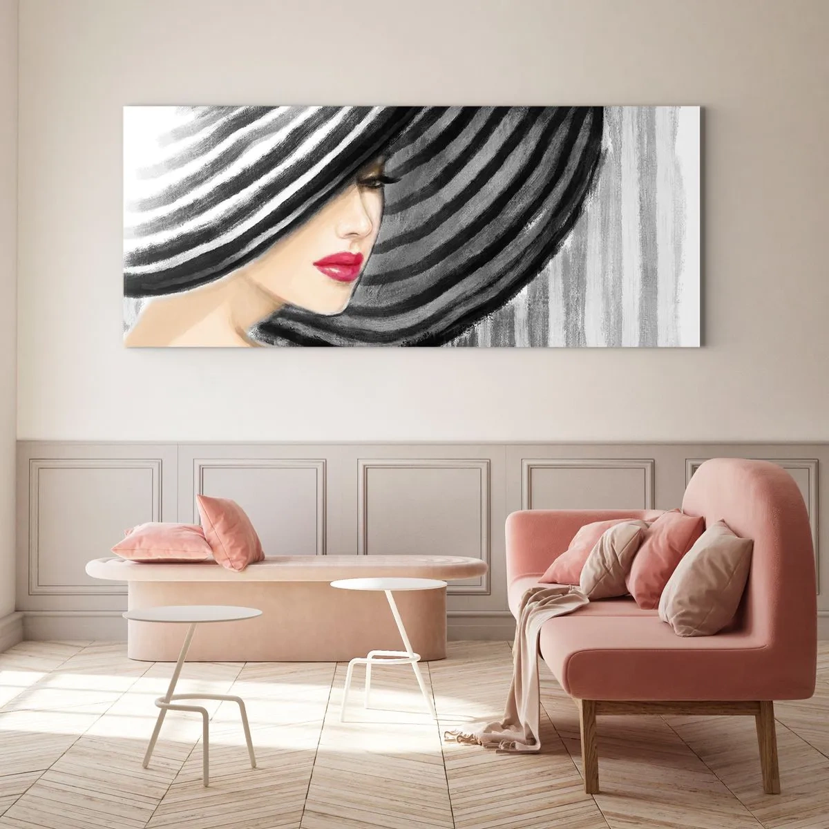 Impression sur verre - Image sur verre - Où te chercher ? - 100x40 cm