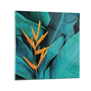 Impression sur verre - Image sur verre - Fleur d'Eden - 40x40 cm