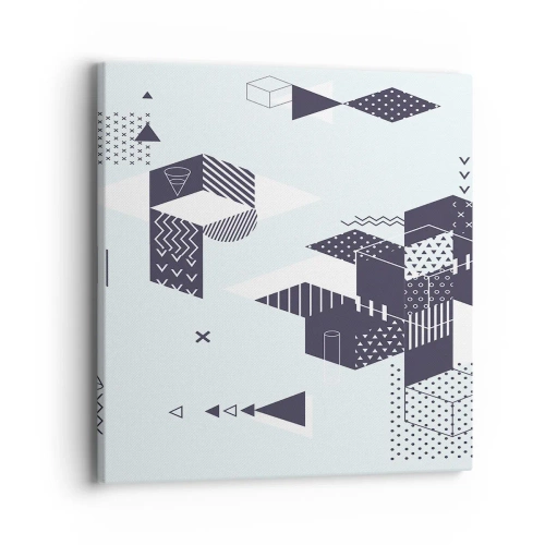 Impression sur toile - Image sur toile - Dans l'âme d'un mathématicien - 40x40 cm