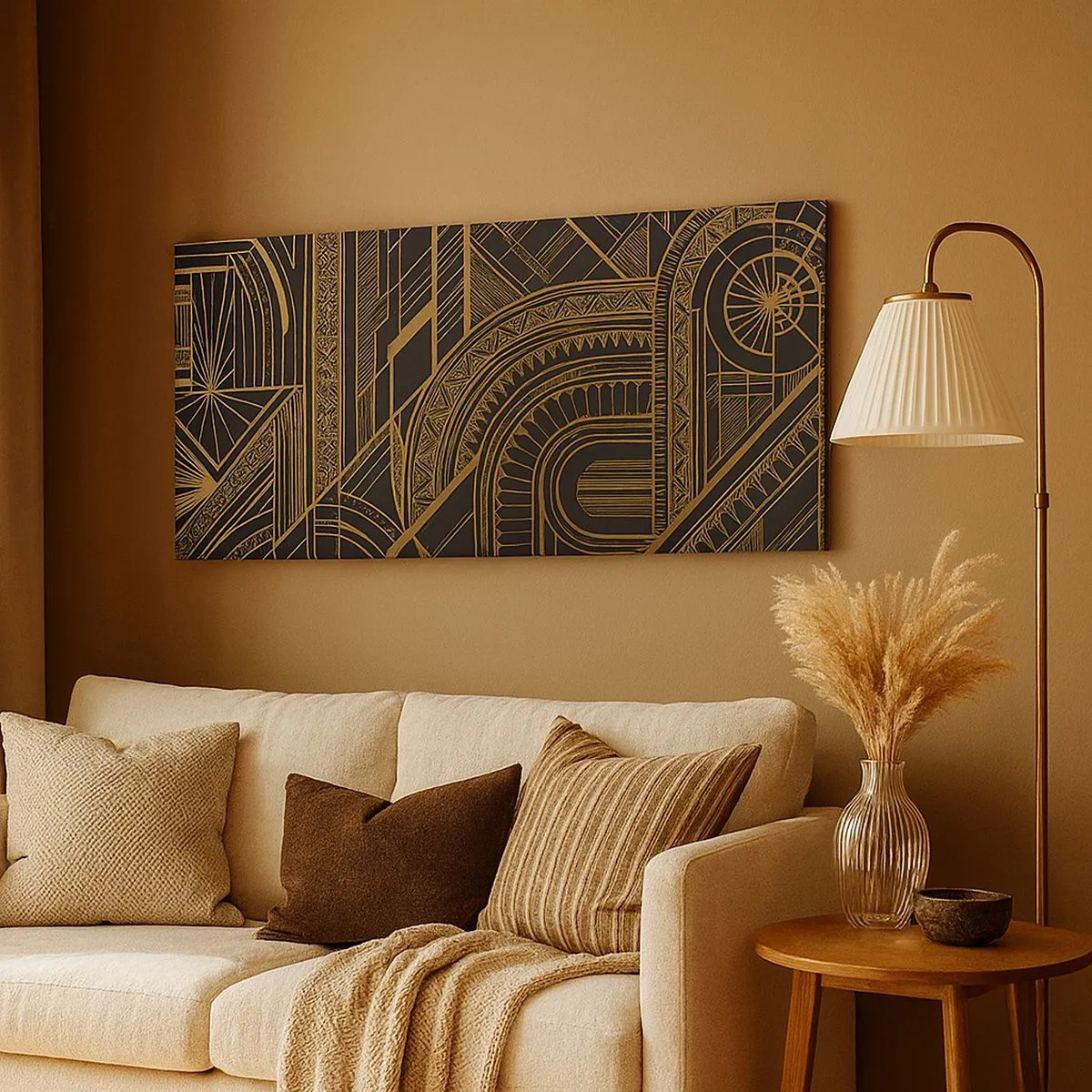 Impression sur toile - Image sur toile - Concept, idée, plan - 100x40 cm