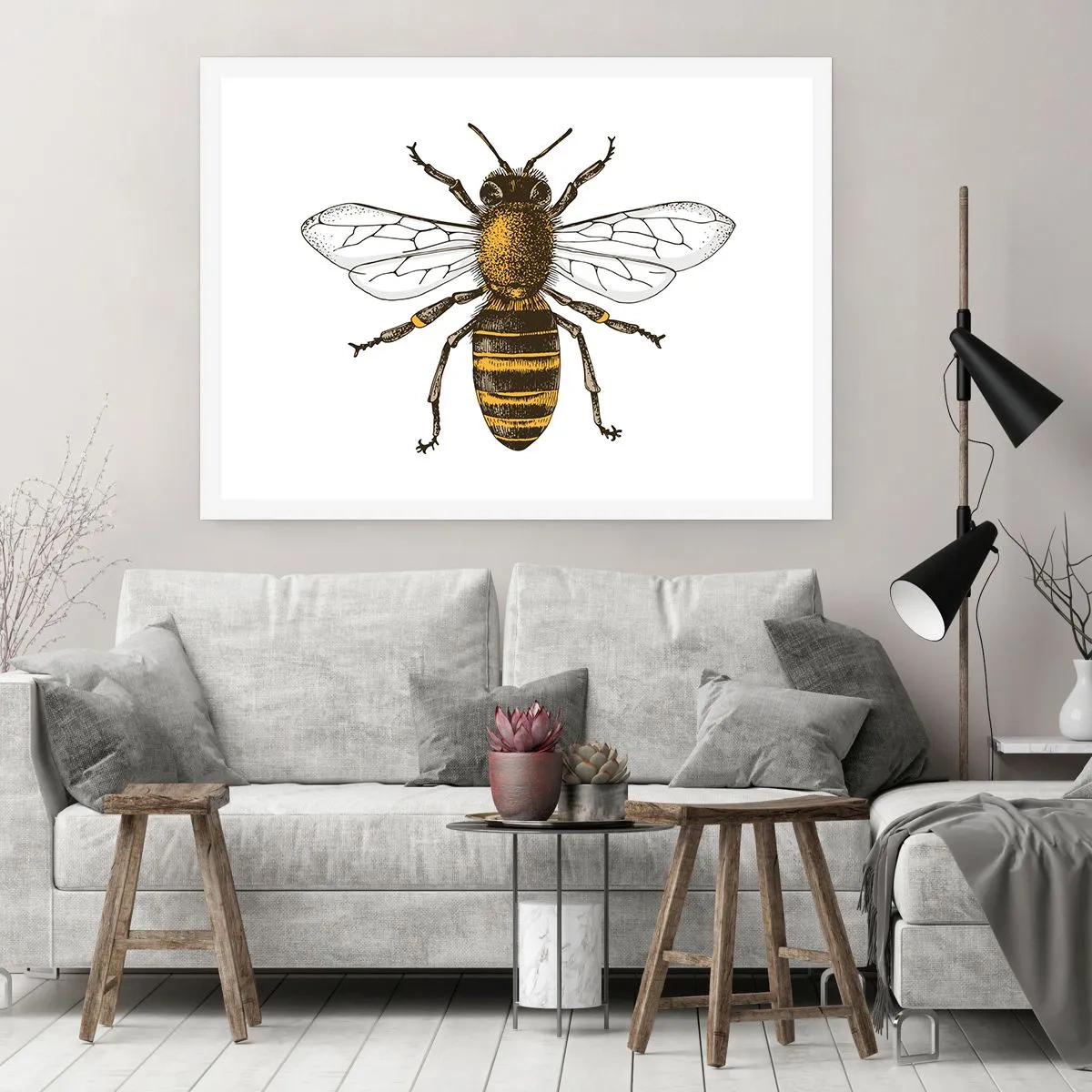 Affiche - Poster - Belle et bonne - 70x50 cm