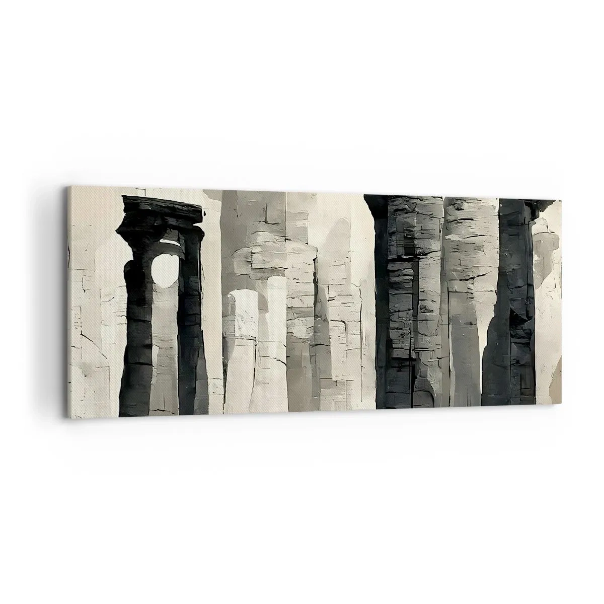 Impression sur toile - Image sur toile - La majesté de l'Antiquité - 100x40 cm