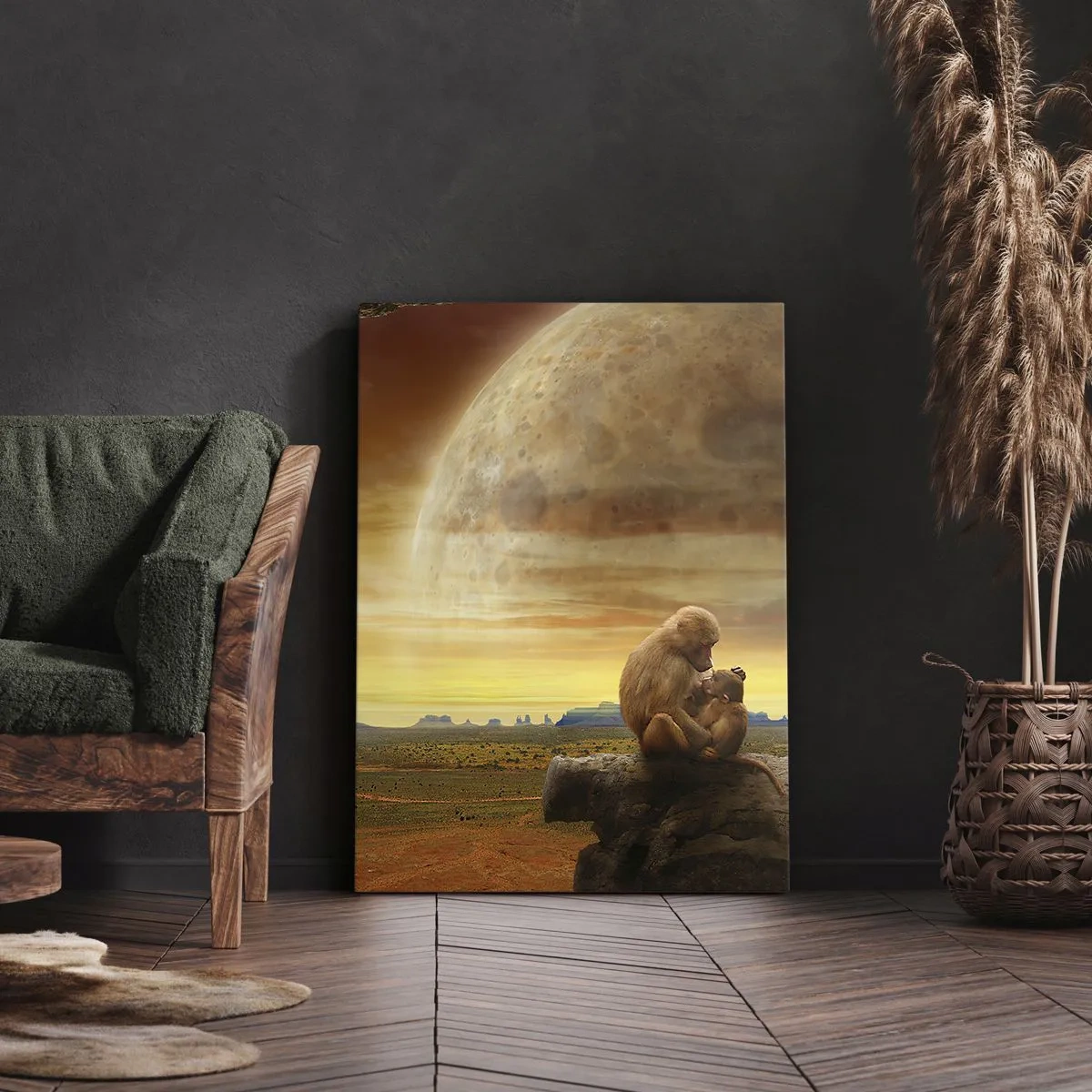 Impression sur toile - Image sur toile - L'amour est le même partout - 55x100 cm