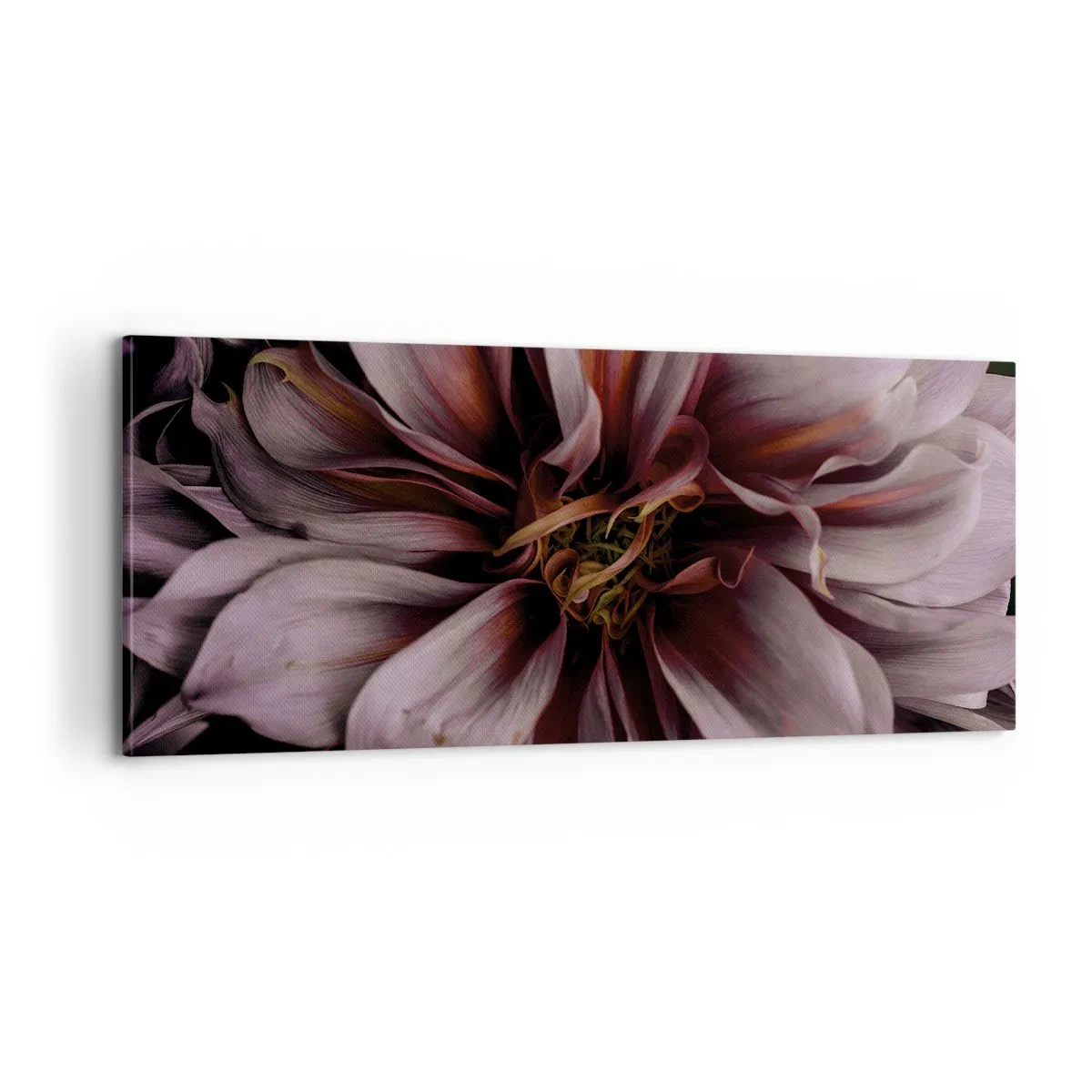 Impression sur toile - Image sur toile - Un coeur fleuri - 100x40 cm
