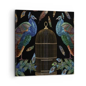 Impression sur toile - Image sur toile - En robes royales - 60x60 cm