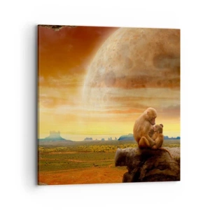 Impression sur toile - Image sur toile - L'amour est le même partout - 70x70 cm