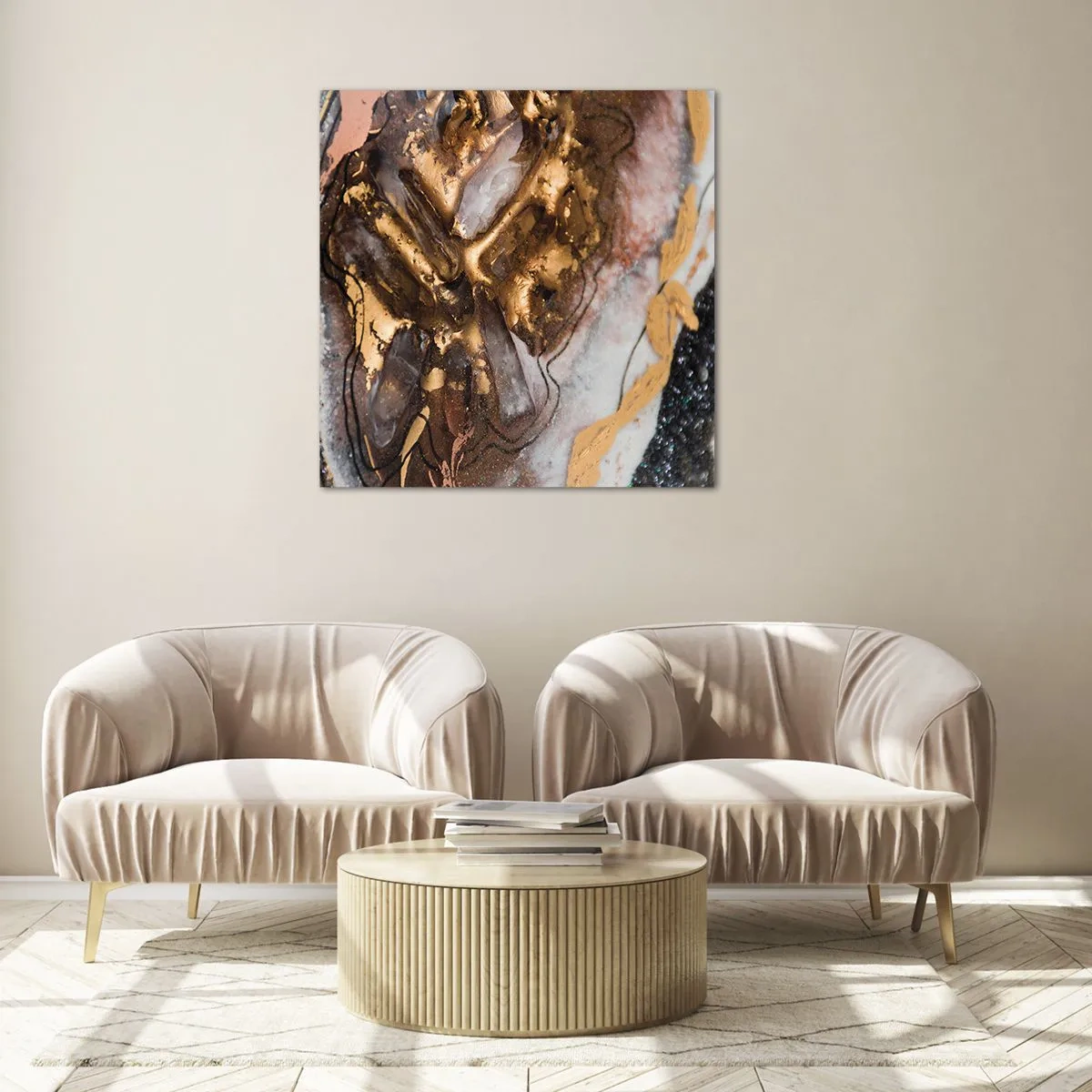 Impression sur verre - Image sur verre - Élément de la terre - 60x60 cm