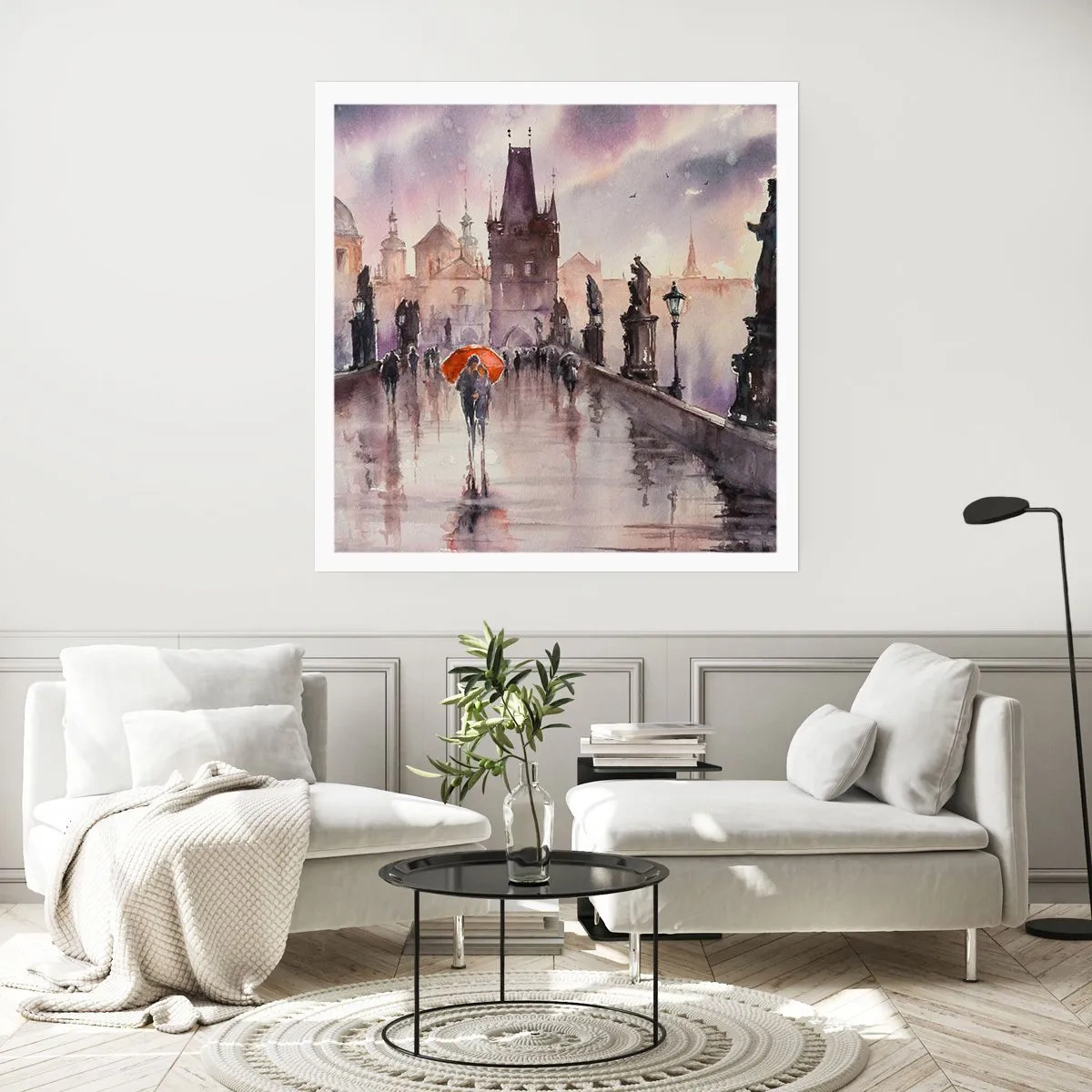 Affiche - Poster - Les gens ne changent pas - 40x40 cm