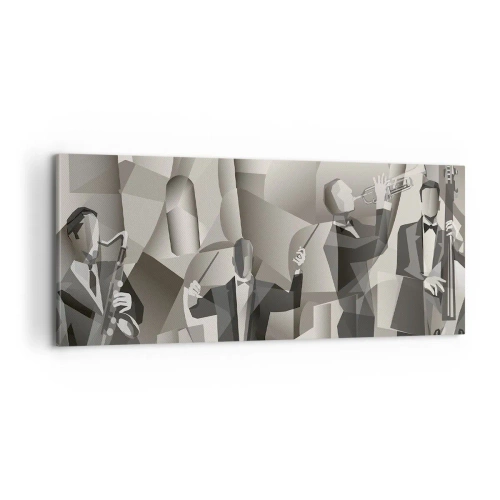 Impression sur toile - Image sur toile - Dans l'espace des sons - 100x40 cm