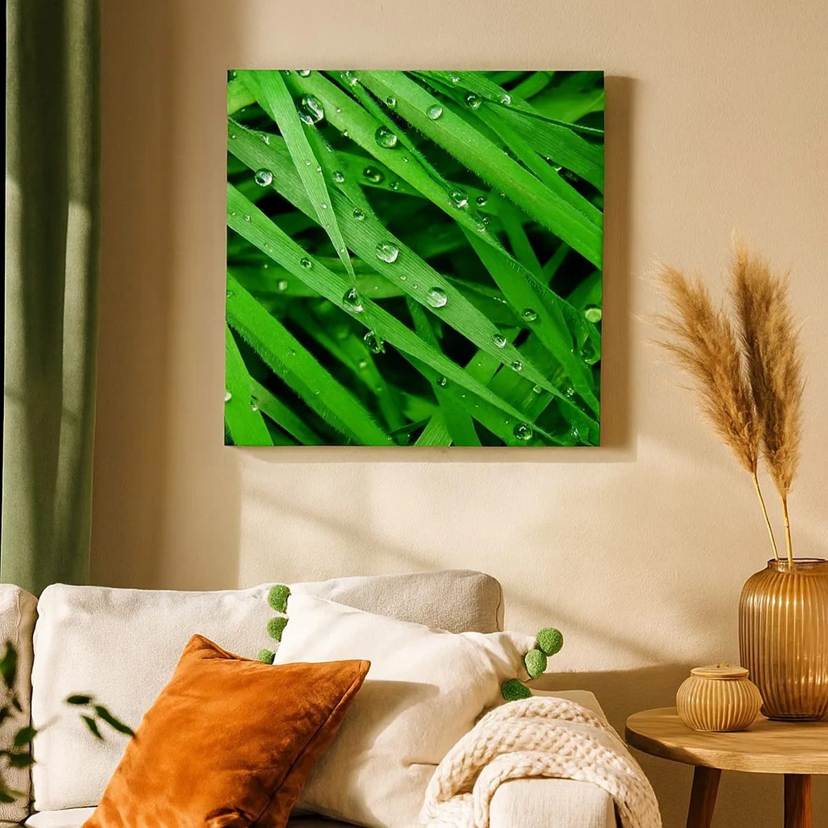 Impression sur toile - Image sur toile - Jouez dans le vert - 30x30 cm