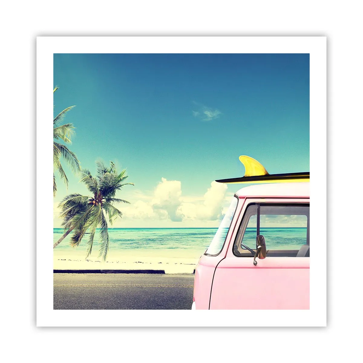 Affiche - Poster - Il est temps de commencer les vacances - 60x60 cm