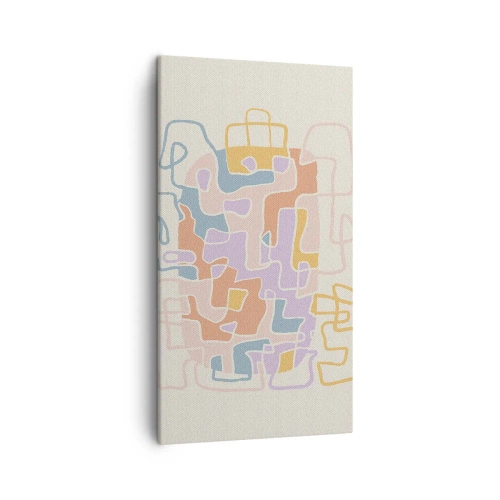 Impression sur toile - Image sur toile - Labyrinthe – une aventure joyeuse - 45x80 cm