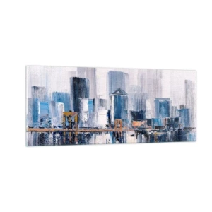 Impression sur verre - Image sur verre - Impression new-yorkaise - 100x40 cm