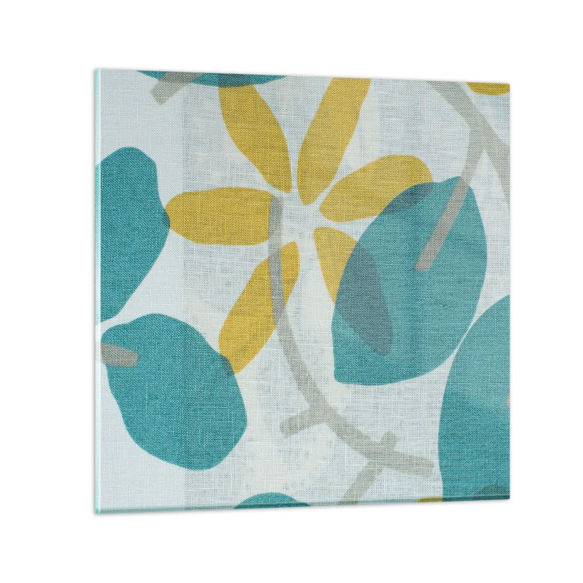 Impression sur verre - Image sur verre - Wśród lazurowych liści - 50x50 cm