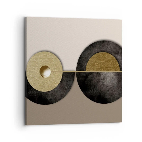 Impression sur toile - Image sur toile - Variations autour du cercle - 70x70 cm