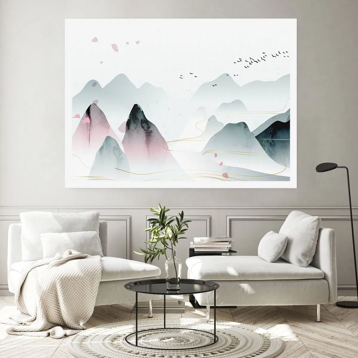 Affiche - Poster - Au-delà des sommets - 40x30 cm