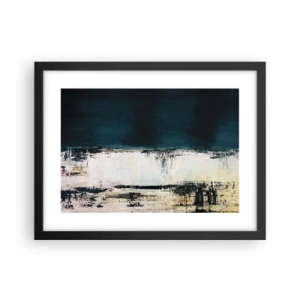 Affiche dans un cadre noir - Poster - Composition horizontale - 40x30 cm