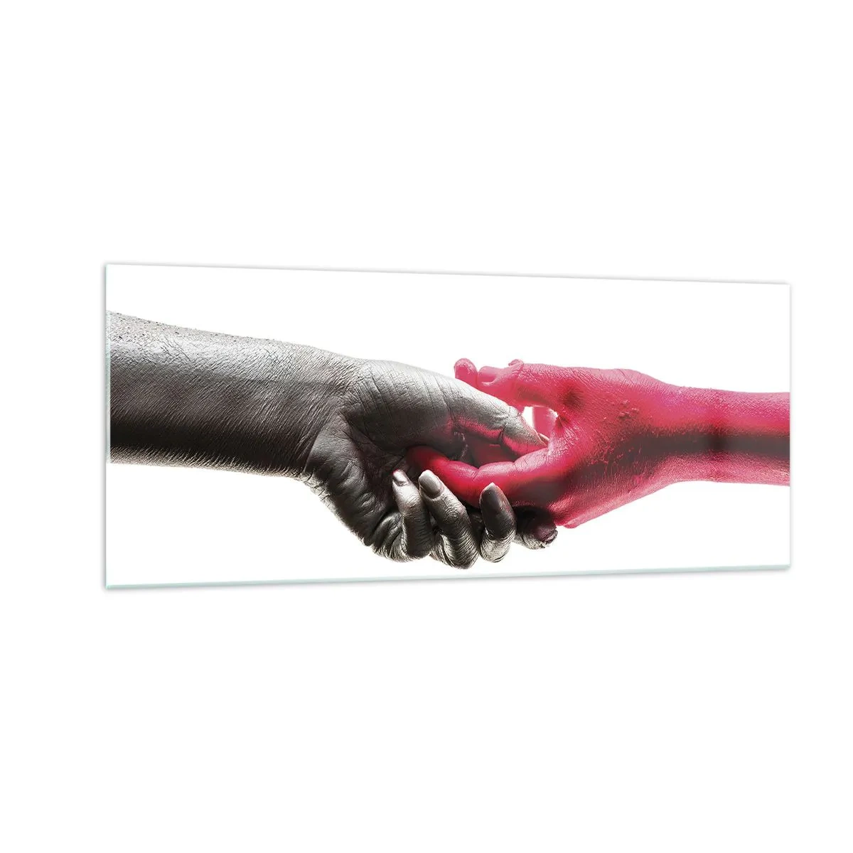 Impression sur verre - Image sur verre - Ensemble, bien que différents - 100x40 cm
