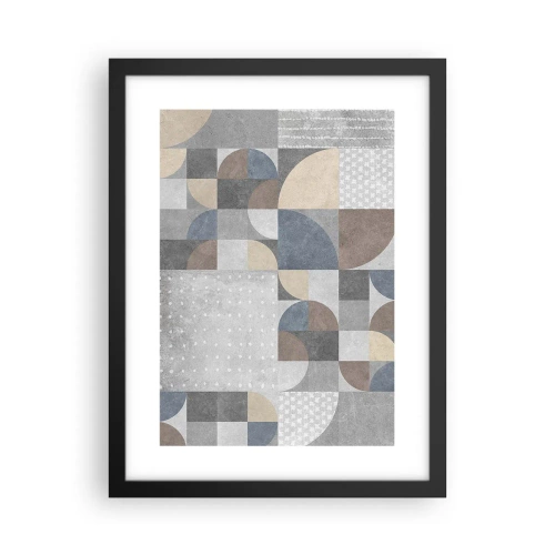 Affiche dans un cadre noir - Poster - Fantaisie de la céramique  - 30x40 cm