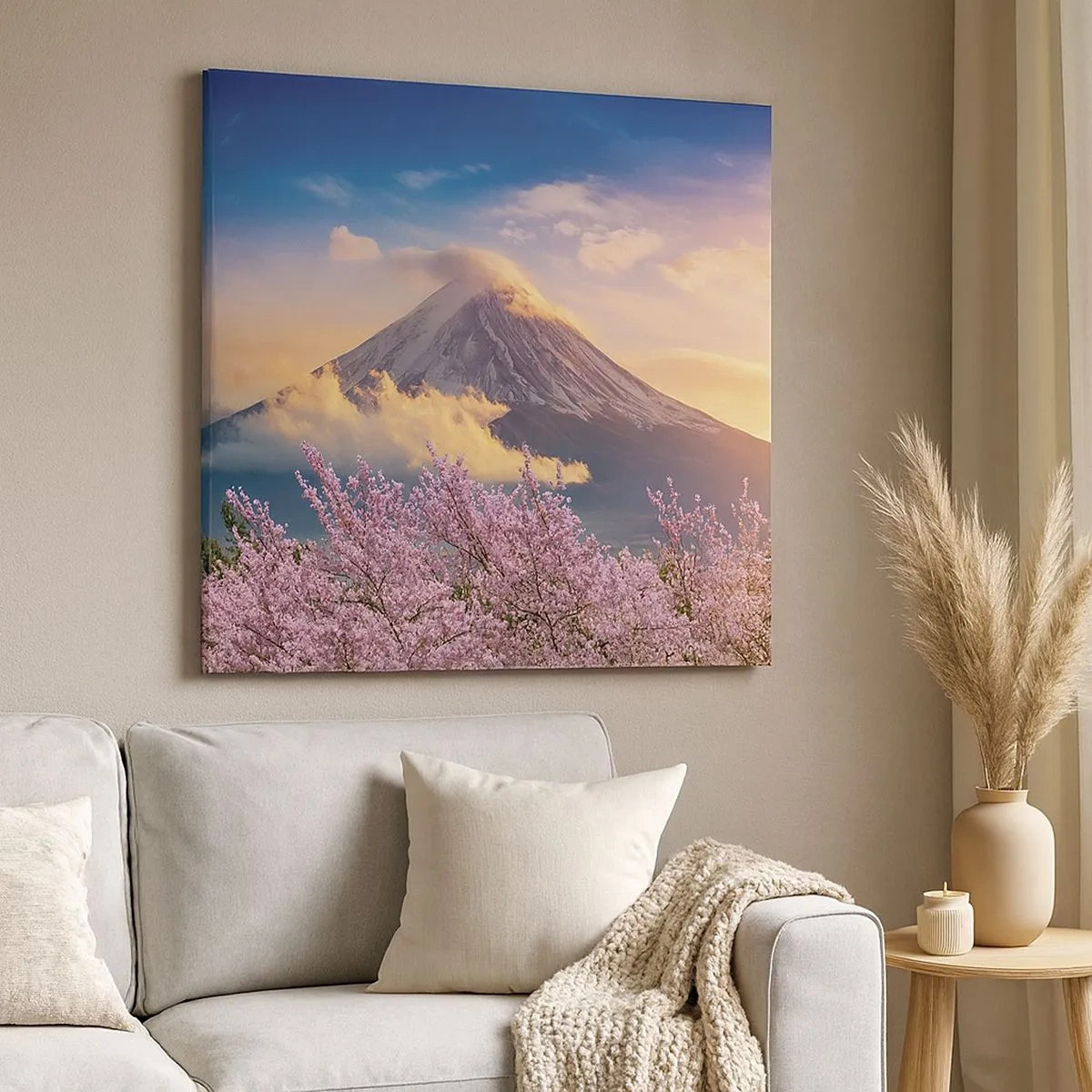 Impression sur toile - Image sur toile - Sainteté japonaise - 30x30 cm