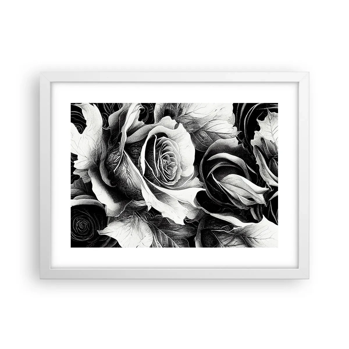 Affiche dans un cadre blanc - Poster - Toujours une reine - 40x30 cm