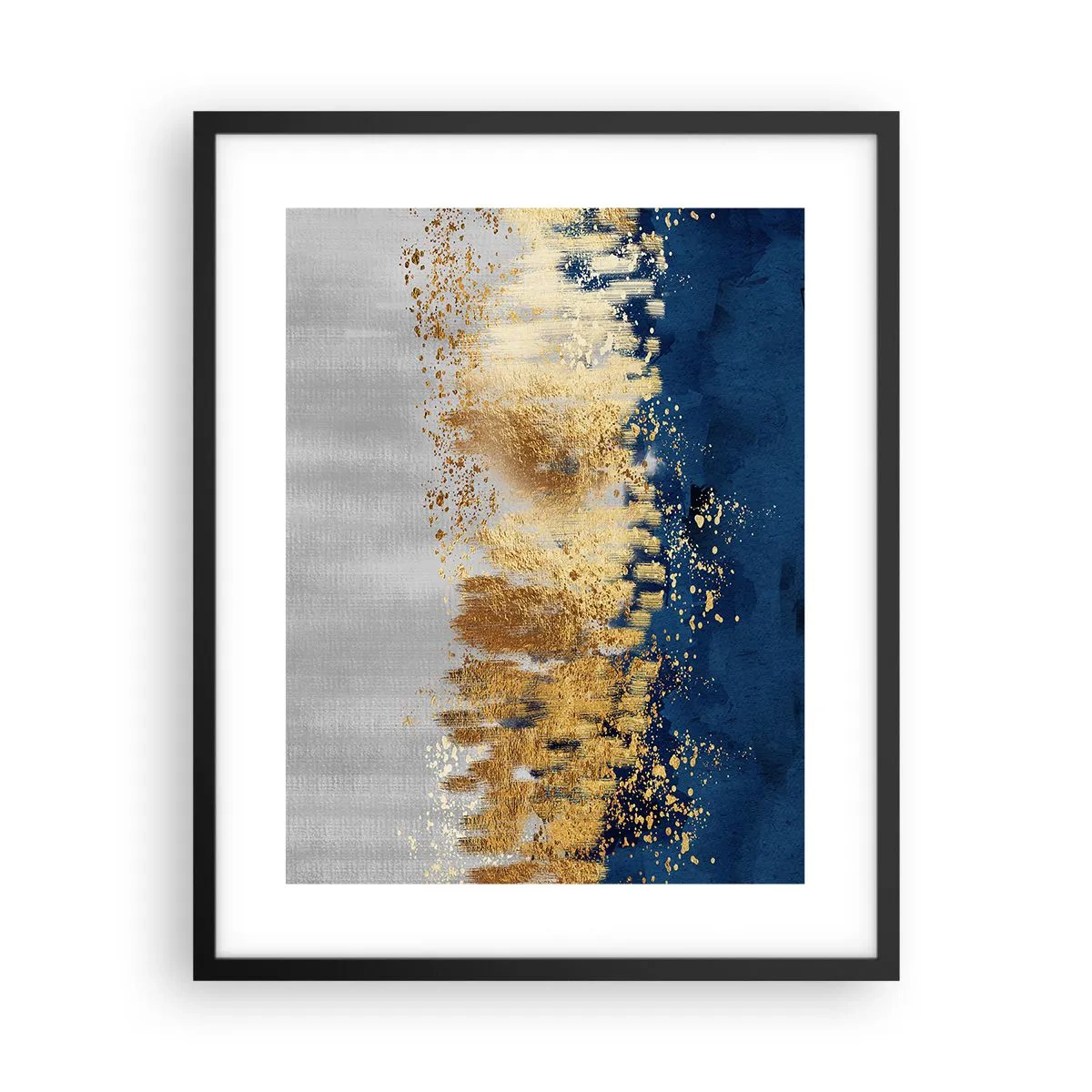 Affiche dans un cadre noir - Poster - Une composition moderne et pétillante - 40x50 cm
