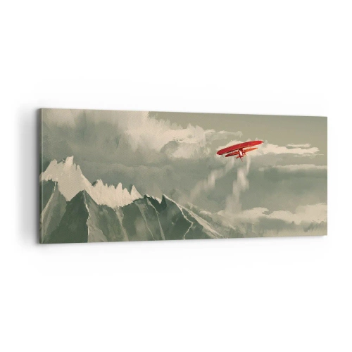 Impression sur toile - Image sur toile - Pionnier intrépide - 100x40 cm