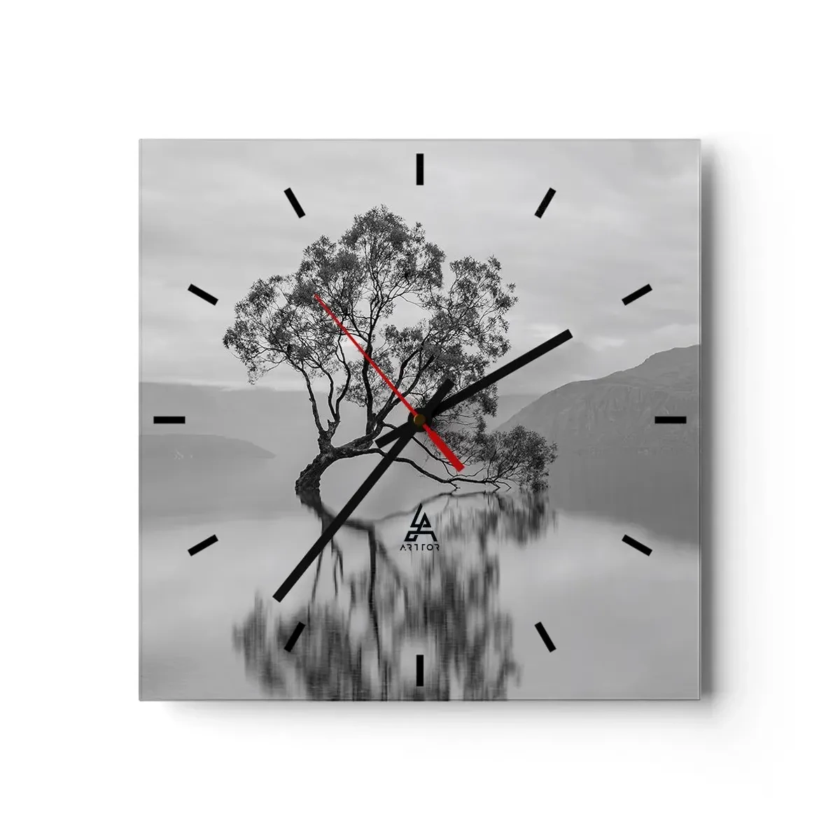 Horloge murale - Pendule murale - Un tel pays existe - 40x40 cm