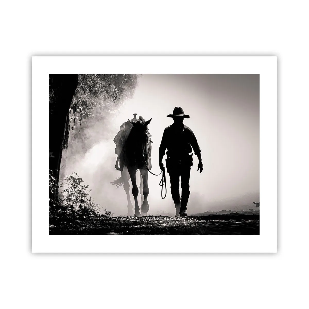 Affiche - Poster - Matinée texane - 50x40 cm