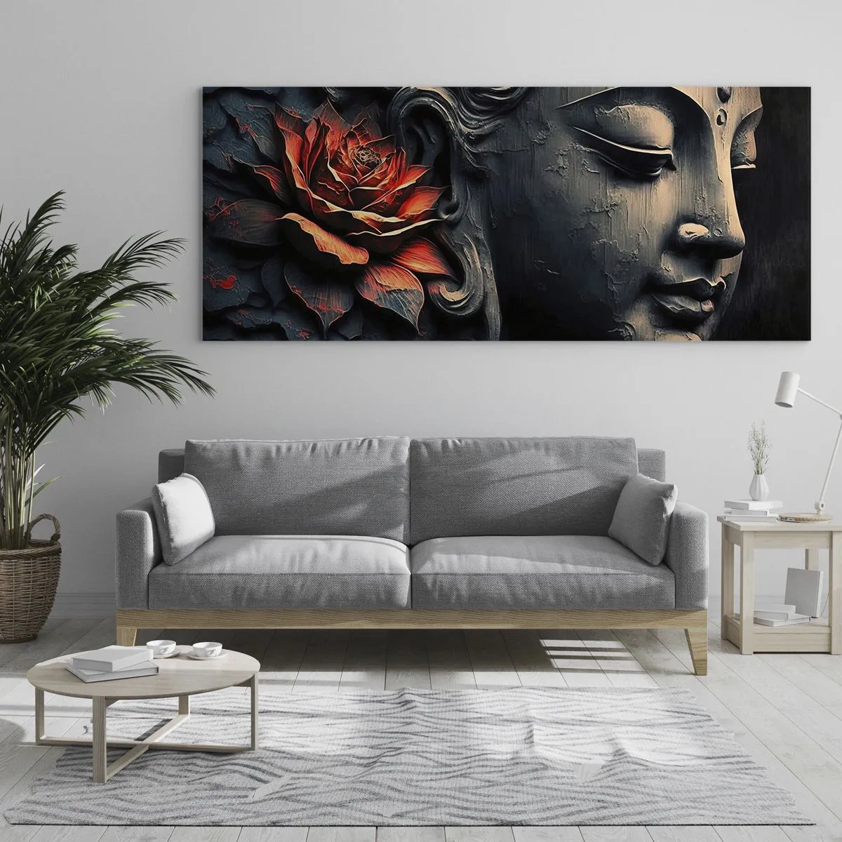 Impression sur verre - Image sur verre - En harmonie avec le monde - 100x40 cm