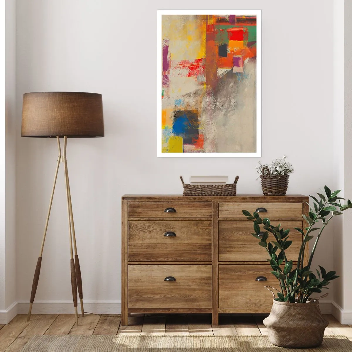 Affiche - Poster - Géométrie des couleurs - 70x100 cm