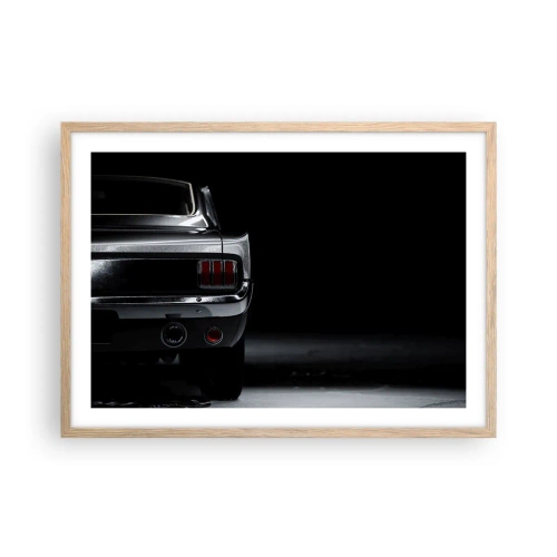 Affiche dans un chêne clair - Poster - Le charme du classique - 70x50 cm