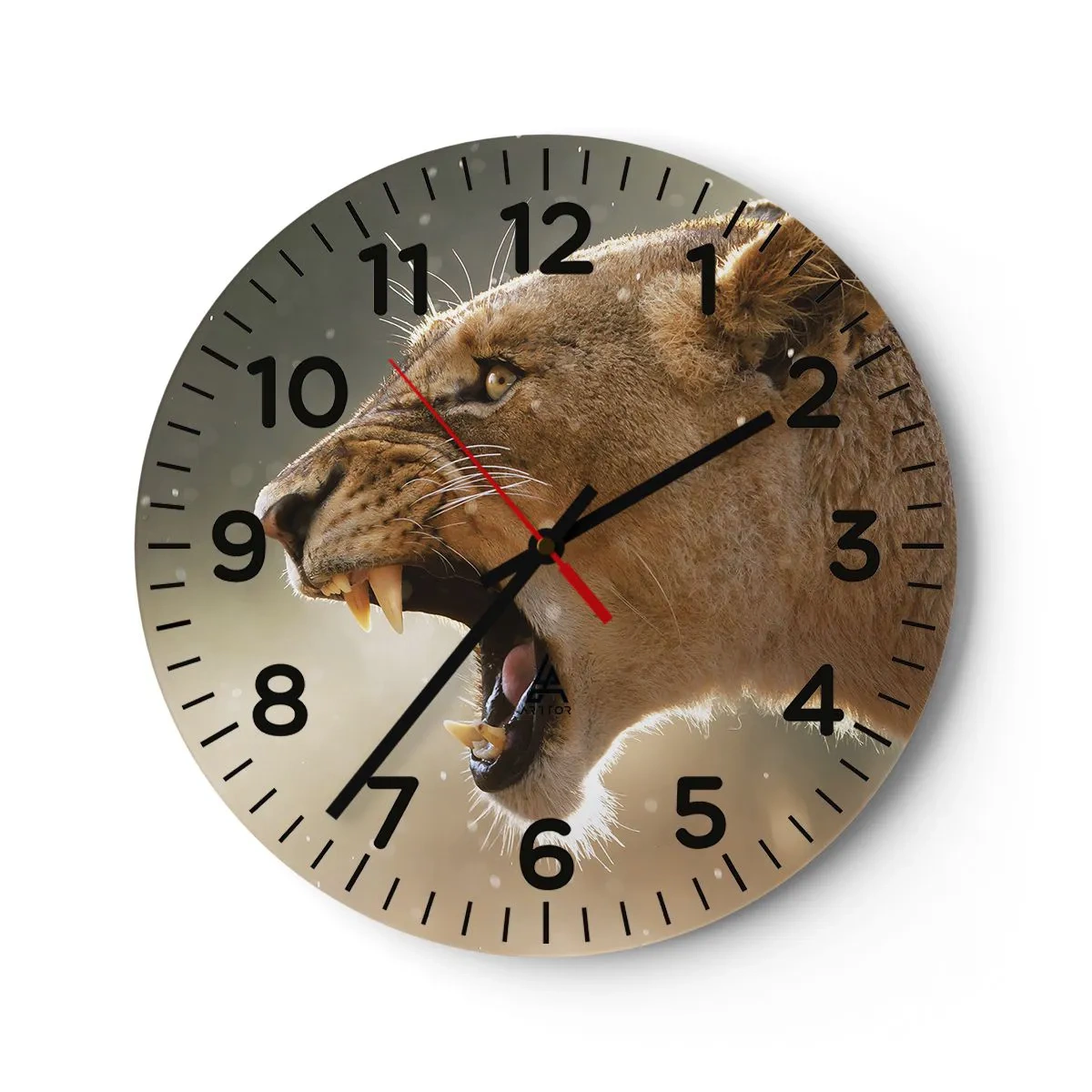 Horloge murale - Pendule murale - Essayez  de ne pas écouter - 30x30 cm