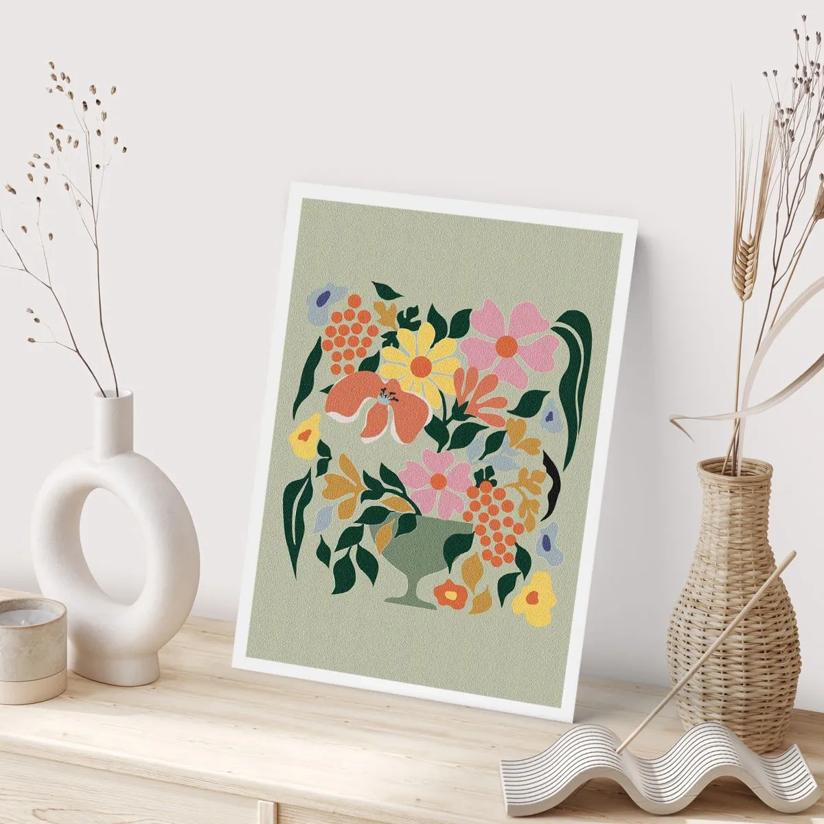 Affiche - Poster - Un bouquet plein de vie - 40x50 cm