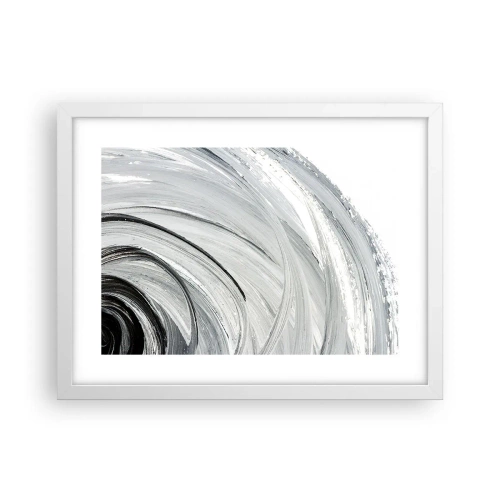 Affiche dans un cadre blanc - Poster - Composition orbitale - 40x30 cm