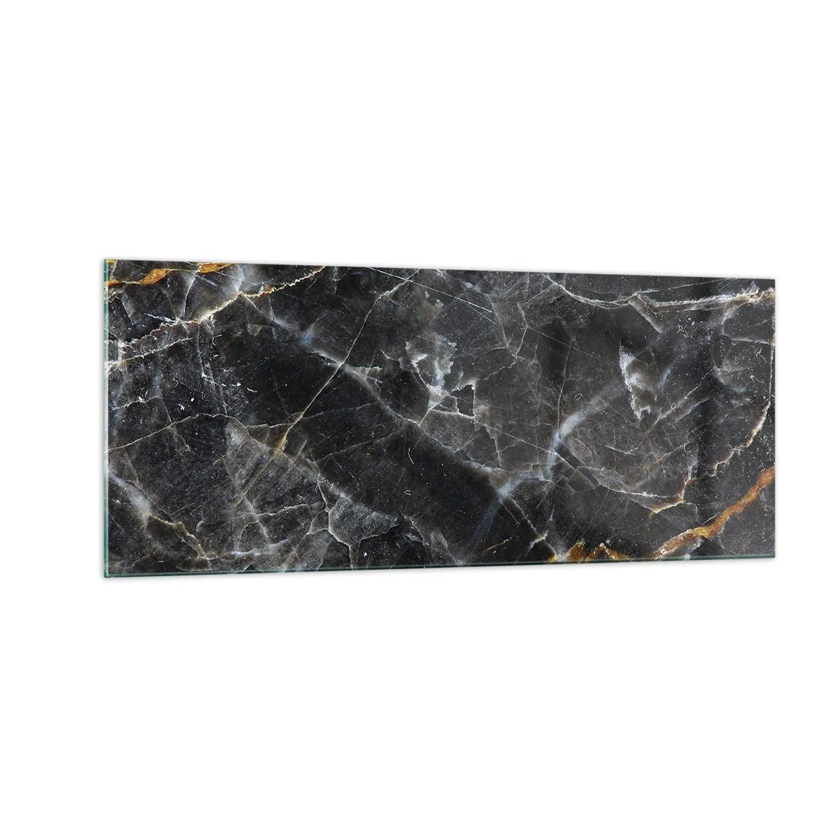 Impression sur verre - Image sur verre - La vie intérieure de la pierre - 100x40 cm