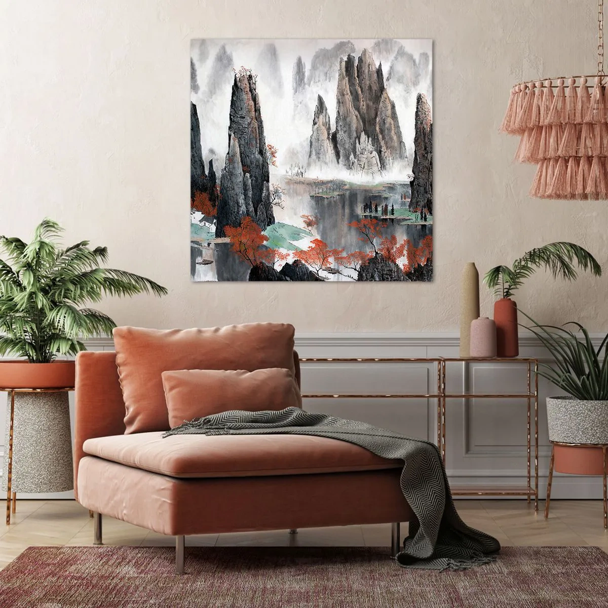 Impression sur toile - Image sur toile - De puissants gardiens - 60x60 cm