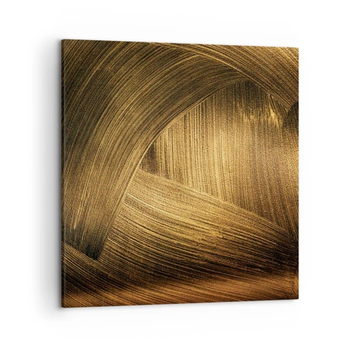 Impression sur toile - Image sur toile - Dans un labyrinthe en or - 50x50 cm