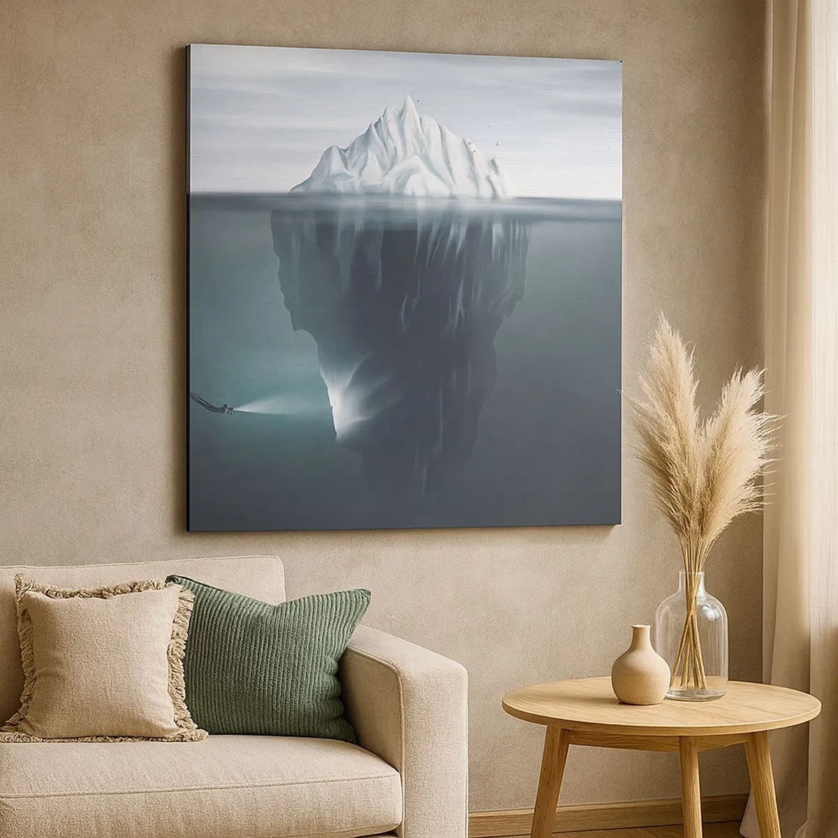 Impression sur toile - Image sur toile - Mystère sous-marin - 30x30 cm