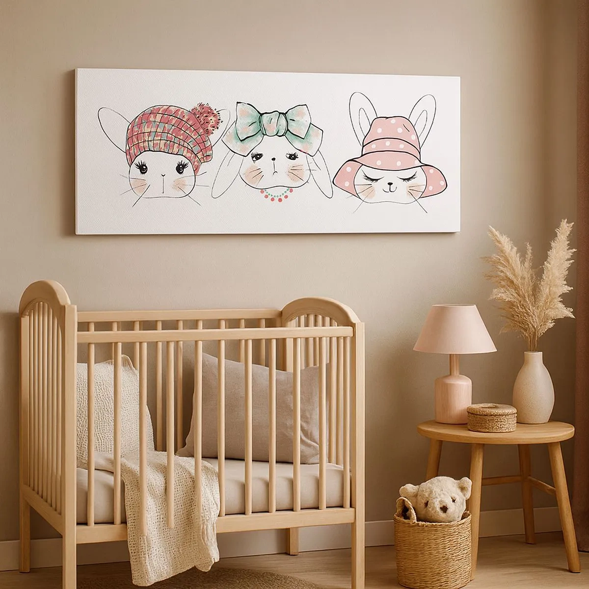 Impression sur toile - Image sur toile - Pensif, triste, satisfait - 100x40 cm