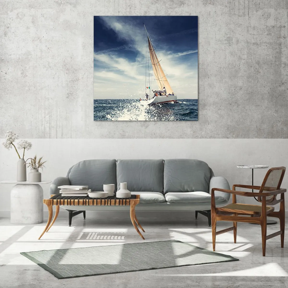 Impression sur verre - Image sur verre - Ils ne nous rattraperont pas ! - 40x40 cm