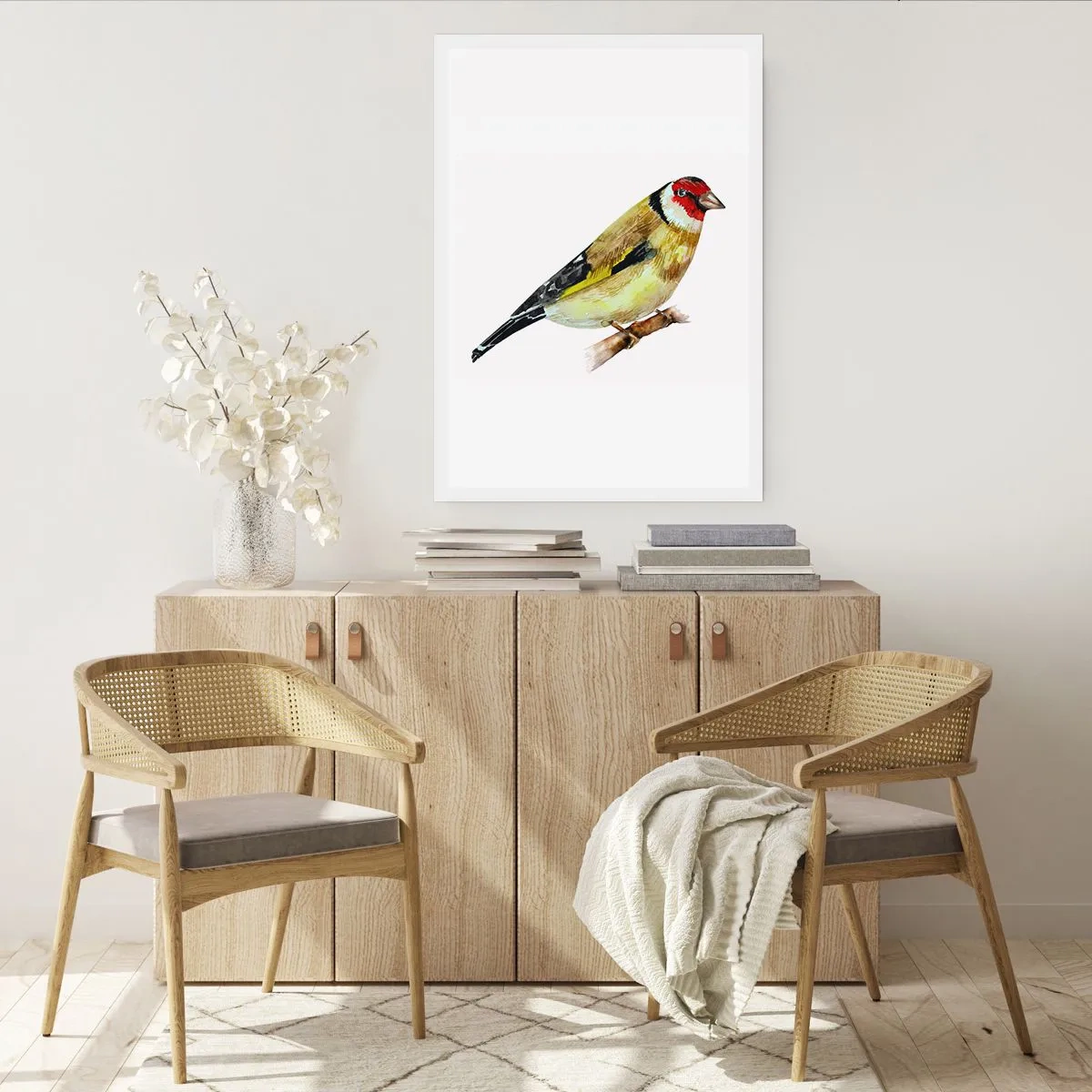 Affiche - Poster - Portrait d'oiseau - 40x50 cm