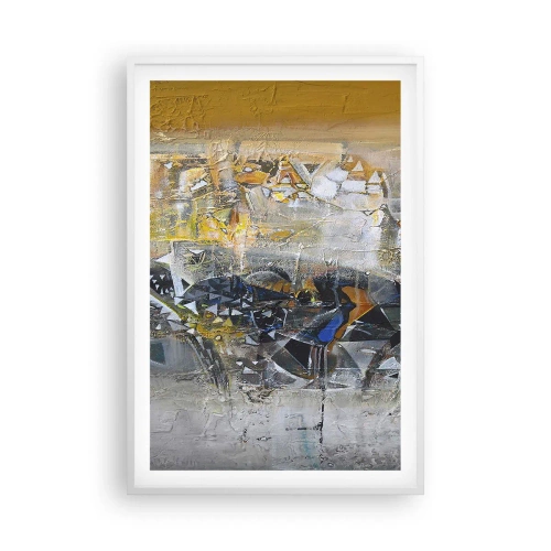 Affiche dans un cadre blanc - Poster - Tout se met en place - 61x91 cm