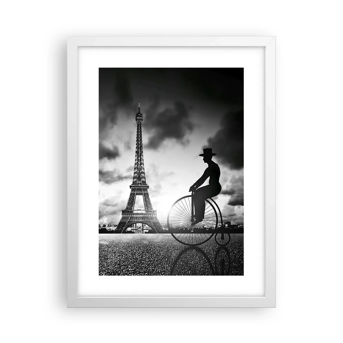 Affiche dans un cadre blanc - Poster - Nostalgie de la Belle Epoque - 30x40 cm